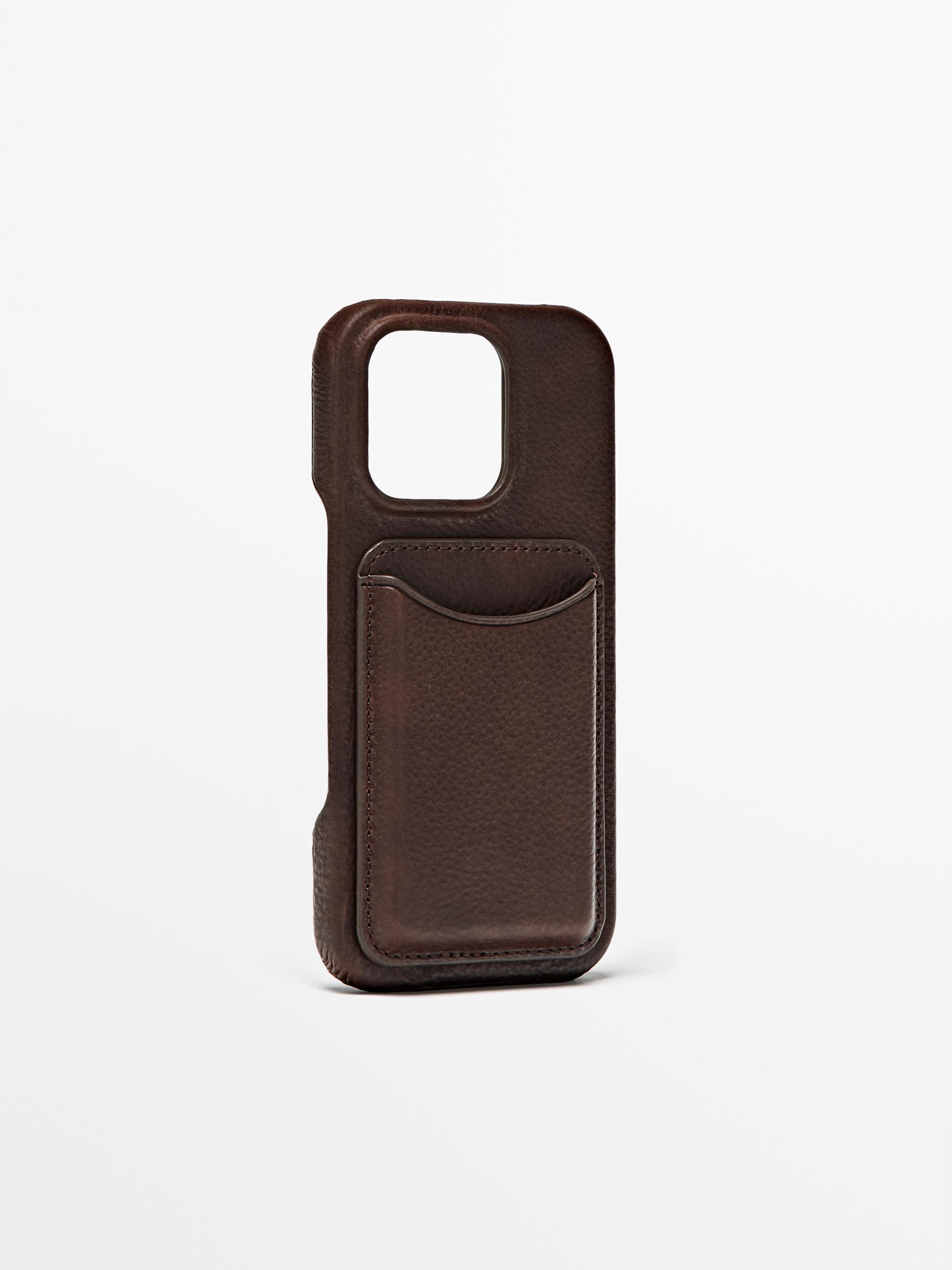 Coque iPhone 16 Pro en cuir nappa